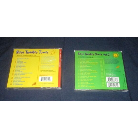 Toddler Tunes Volume 1 & 2 (CD, 2001, 2 Discs, Kidzup Productions) - Picture 6 of 6